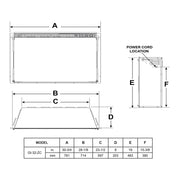 SimpliFIre Traditional Electric Fireplaces SimpliFIre Traditional Electric Fireplaces GI-32-ZC – Seamless Built-In Design | Pure Flame Co