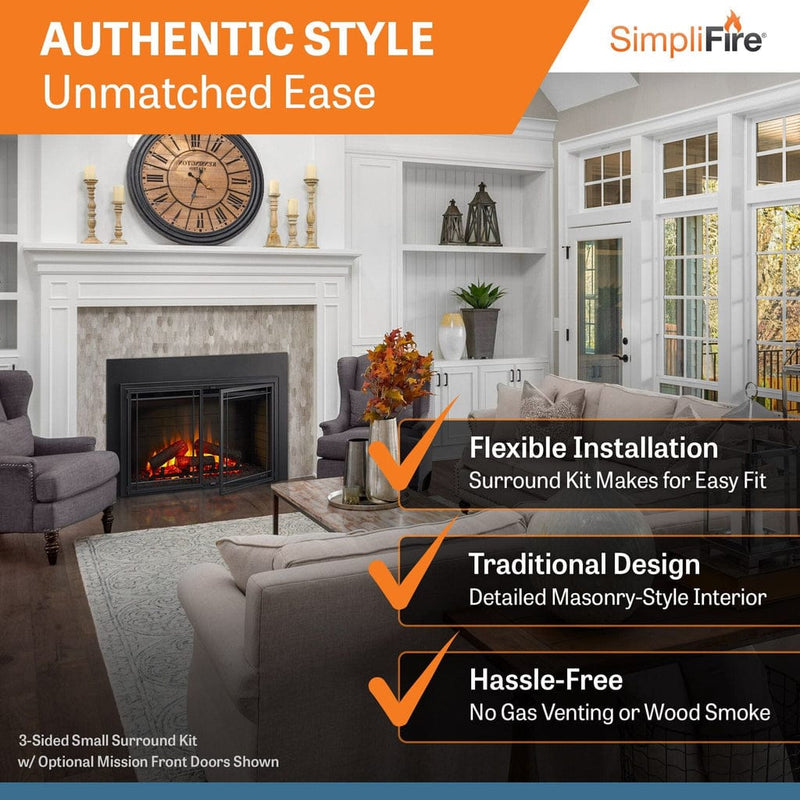 SimpliFire Traditional Electric Fireplaces SimpliFire Traditional Electric Fireplaces SF-INS25 – Modern Heating Solution | Pure Flame Co