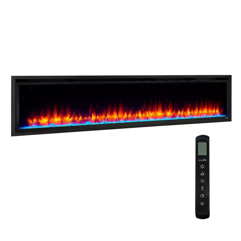 SimpliFire Wall Mount Electric Fireplace SimpliFire Wall Mount Electric Fireplace SF-ALLP72-BK – Stylish Warmth | Pure Flame Co