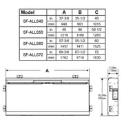 SimpliFire Wall Mount Electric Fireplace SimpliFire Wall Mount Electric Fireplace SF-ALLS50 – Supplemental Heating & Customizable Lighting | Pure Flame Co