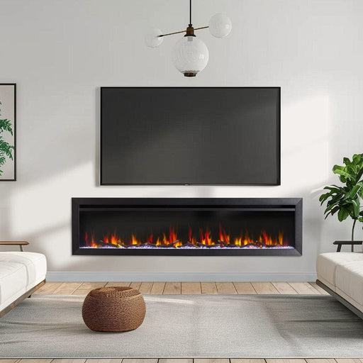SimpliFire Wall Mount Electric Fireplace SimpliFire Wall Mount Electric Fireplace SF-ALLS72 – Lifelike LED Flames | Pure Flame Co