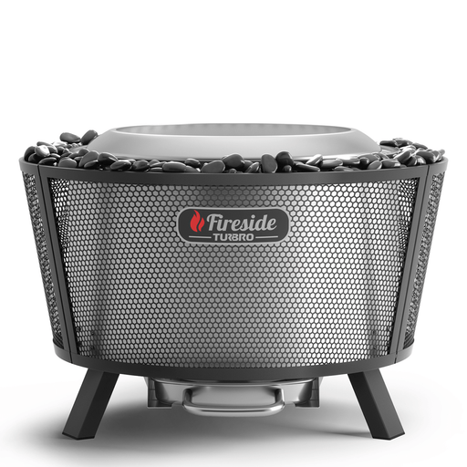 TURBRO Outdoor Fire Pit Fireside Pluto R29 Outdoor Fire Pit  - Painted Black
