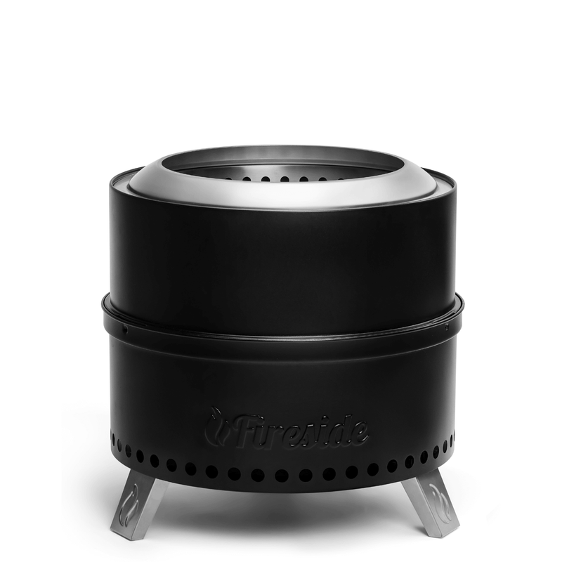 TURBRO Outdoor Fire Pit Pluto R19-PG Smokeless Outdoor Fire Pit - Painted Black